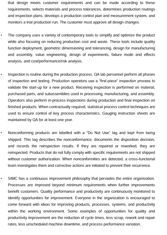QUESTION 2 CHAPTER 5- PROCESS FOCUS 50 MARKS