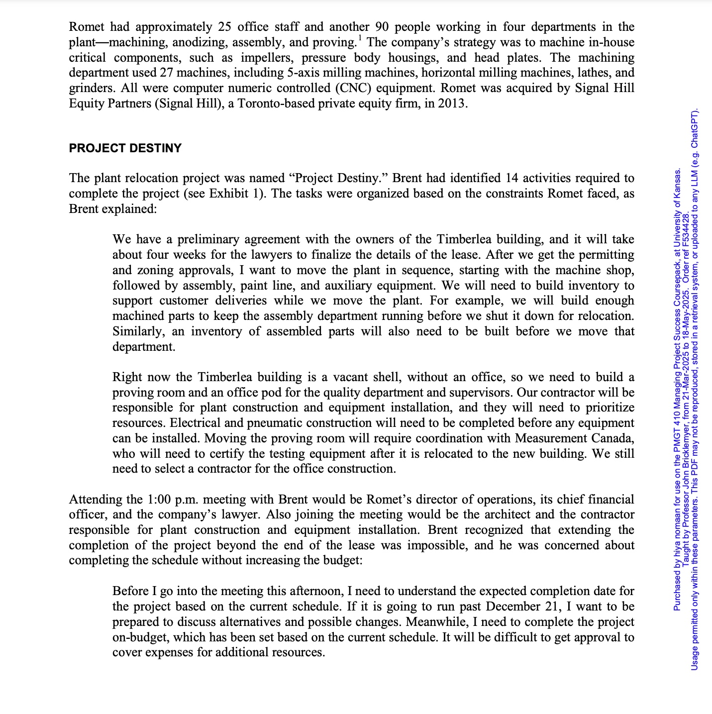 Ask the contractor to provide additional