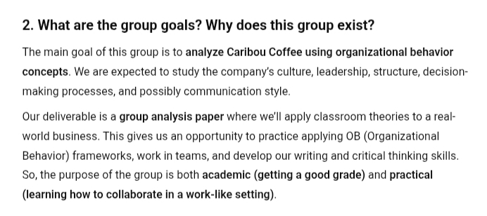 Describe the group you are going to use to