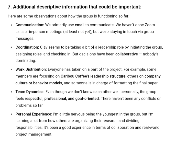 Describe the group you are going to use to