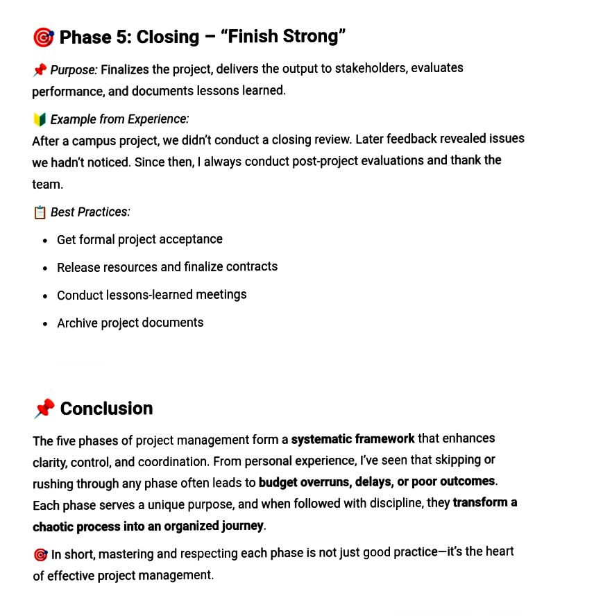 Many project managers find that their projects