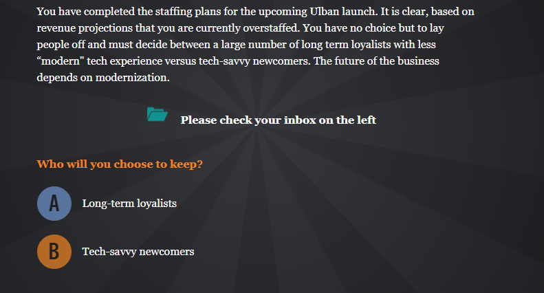 Explain why an individual would choose the wrong