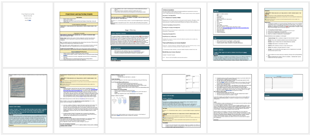 create one project title for this entire lesson