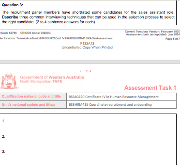 Assessment 1 Question 1: The role as a Human