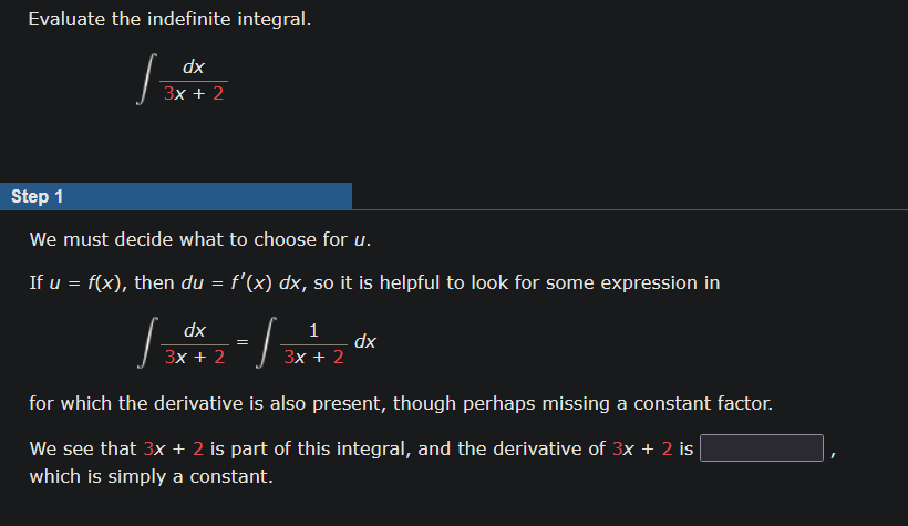 Procedurer Evaluate the indefinite integral. i dx