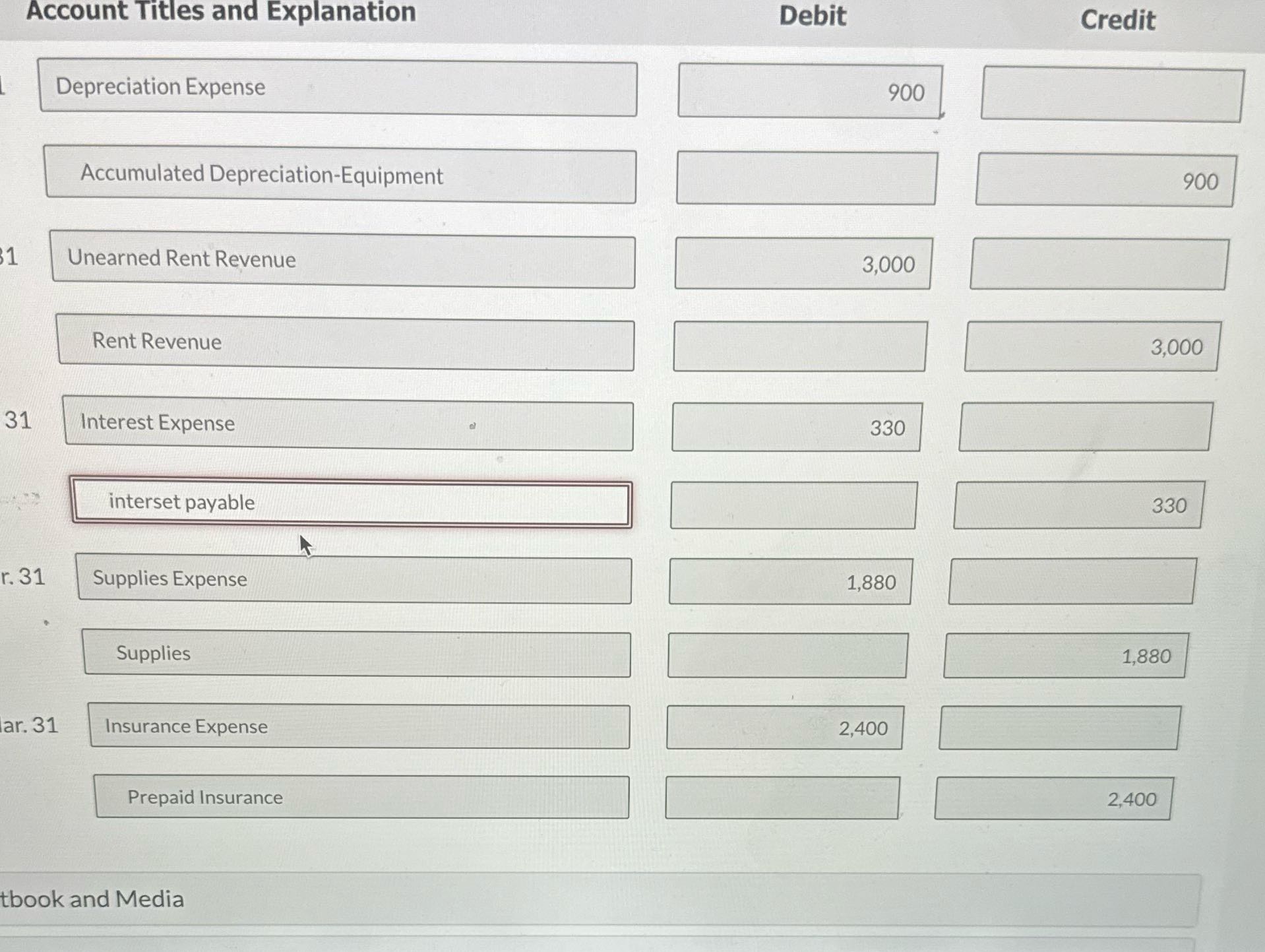 I mean this one the red one is incorrect Account