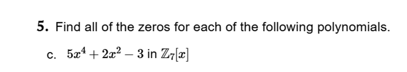 can you show me the results 5. Find all of the