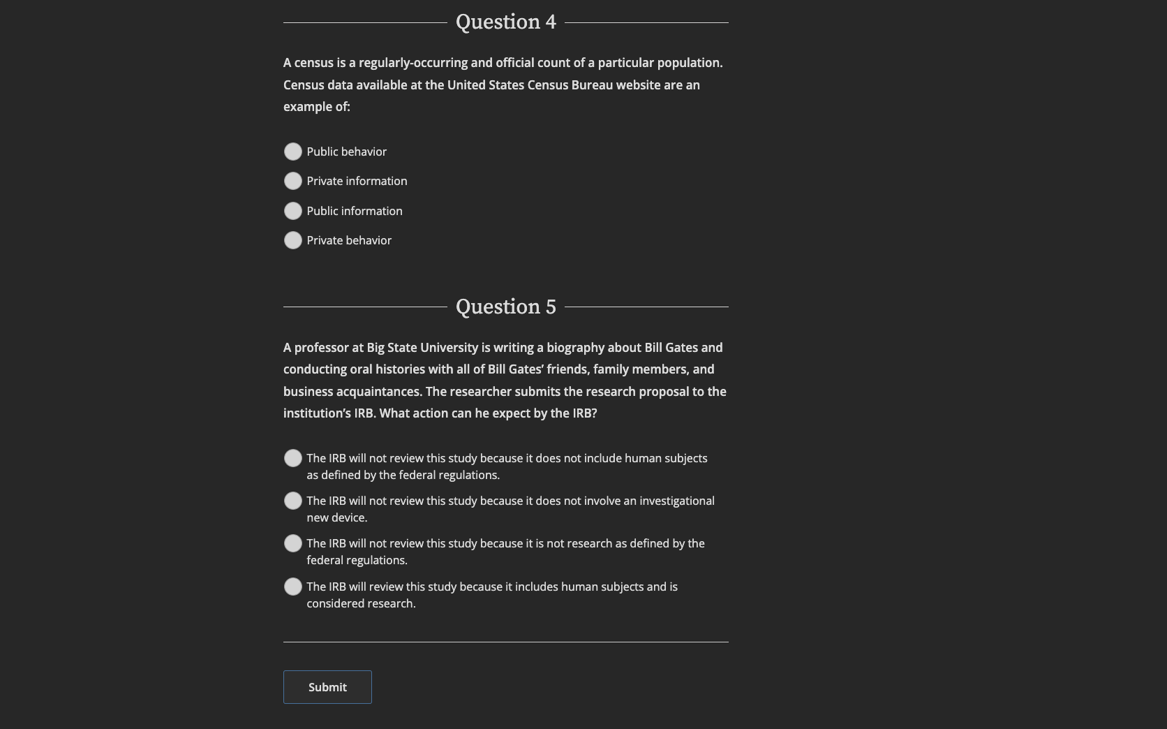 helo Question 4 A census is a regularly-occurring