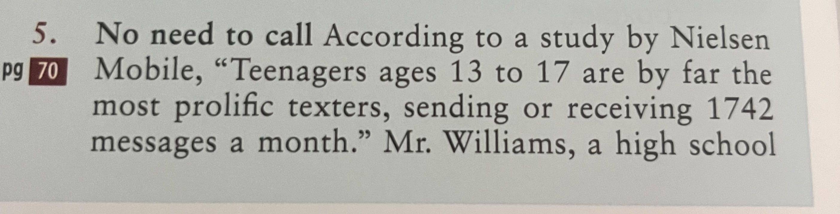 statistics teacher, was skeptical about this