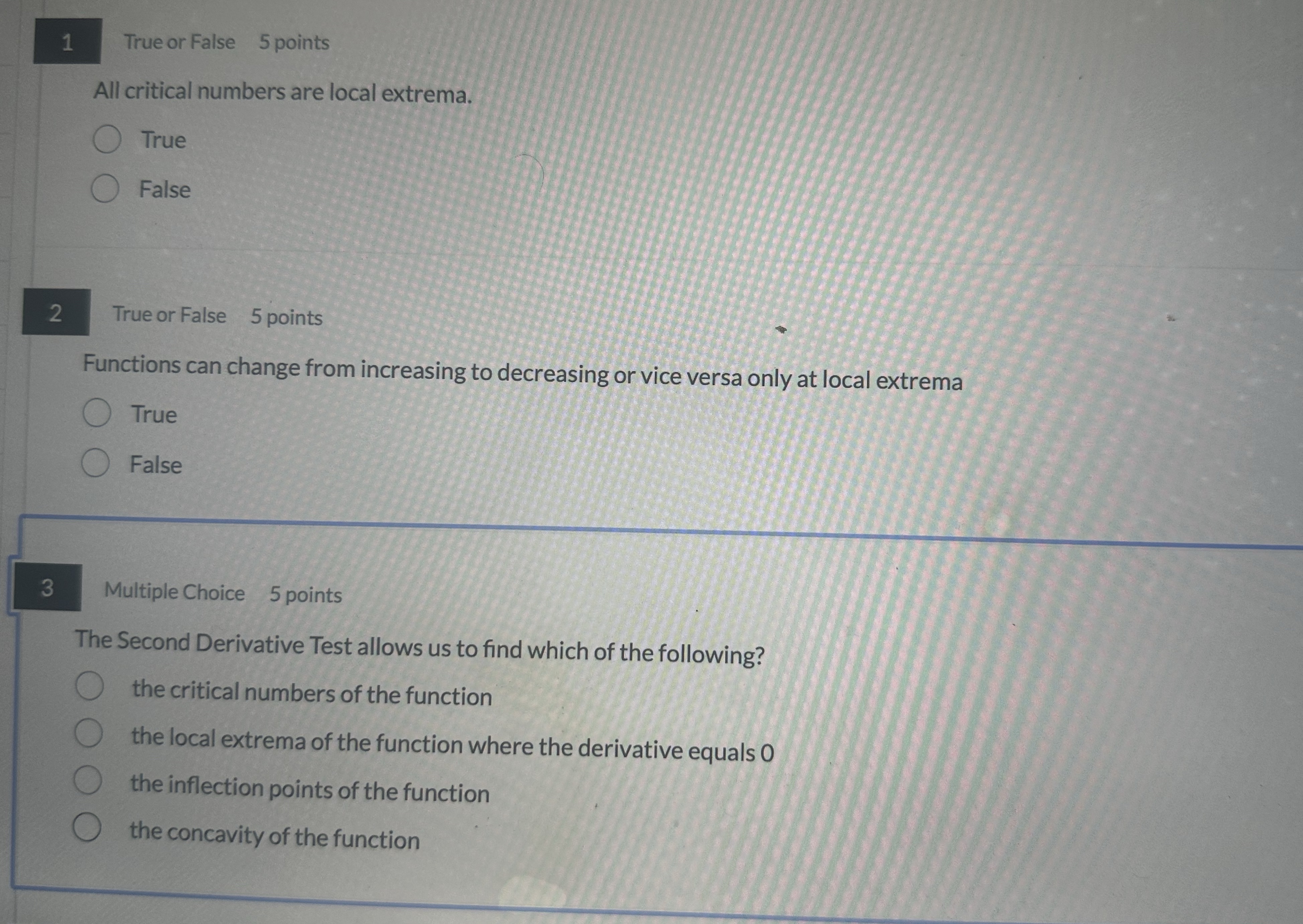 Help pls True or False 5 points All critical