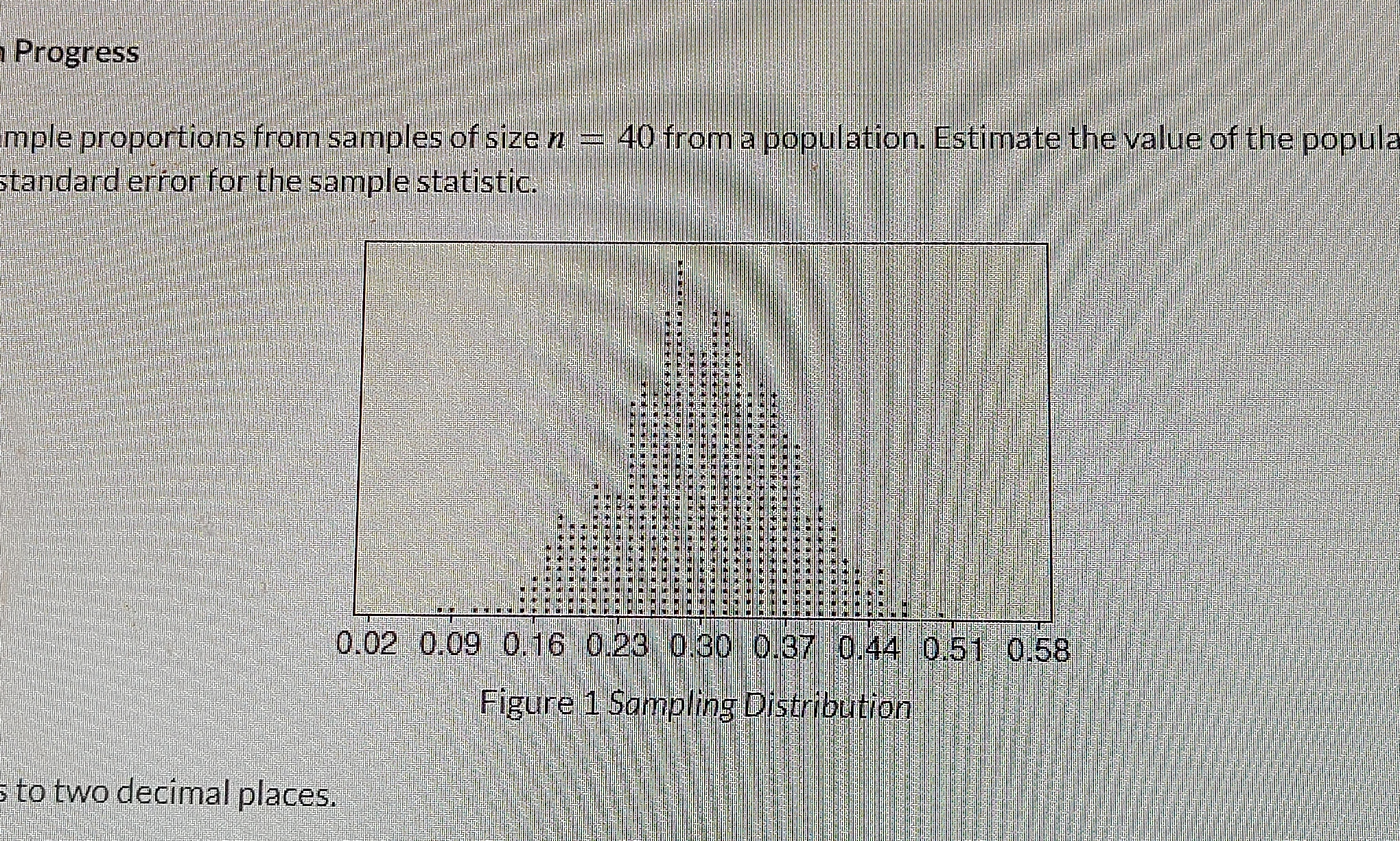 What will the population parameter and standard