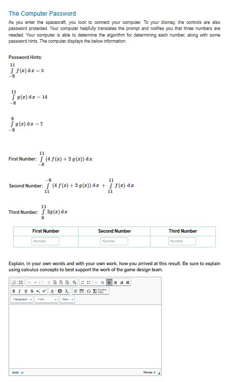 answer The Computer Password As you enter the