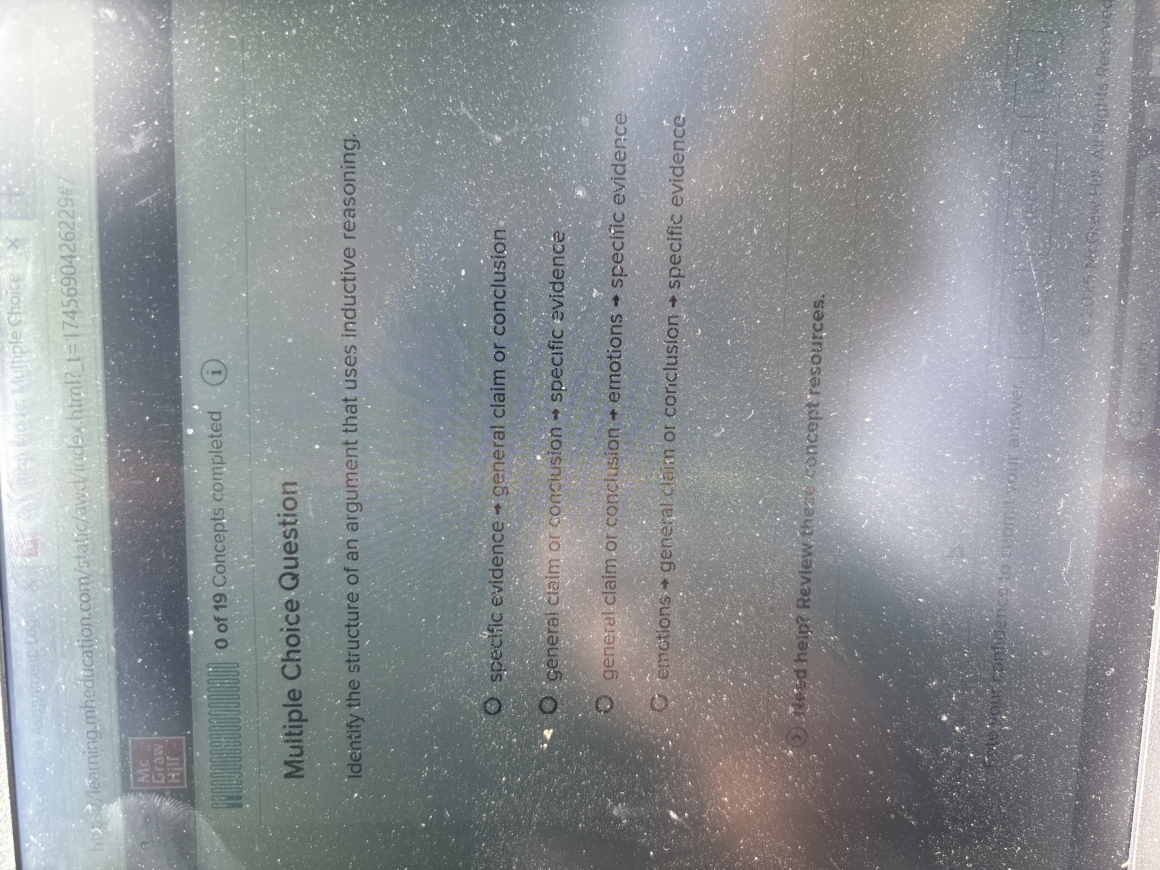 ? an Code Multiple Choice "X