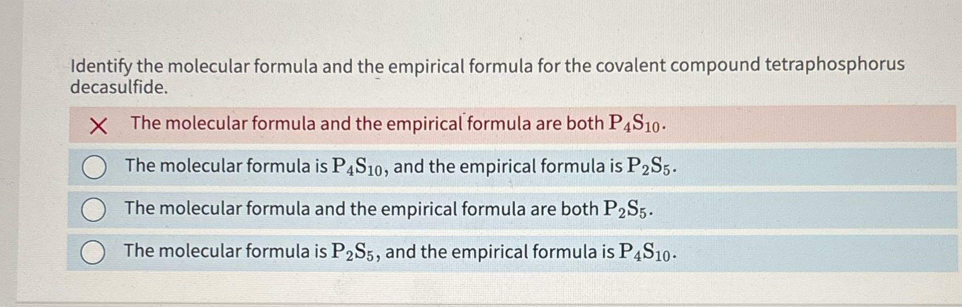 ? Identify the molecular formula and the