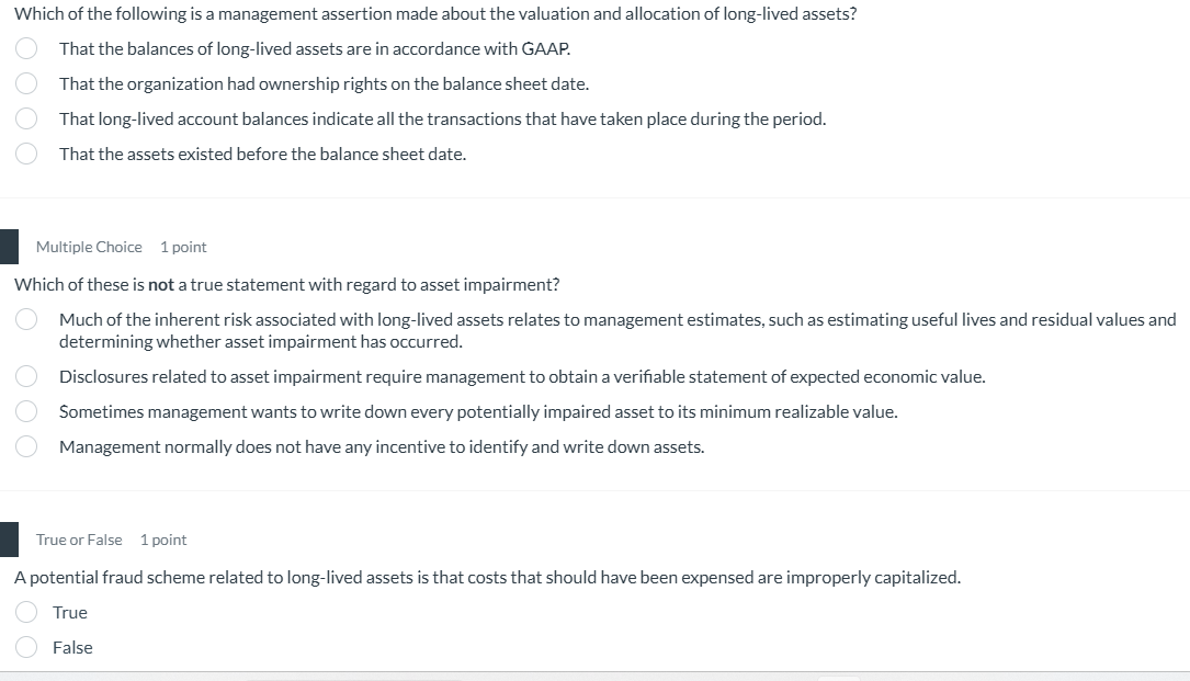 ? Which of the following is a management