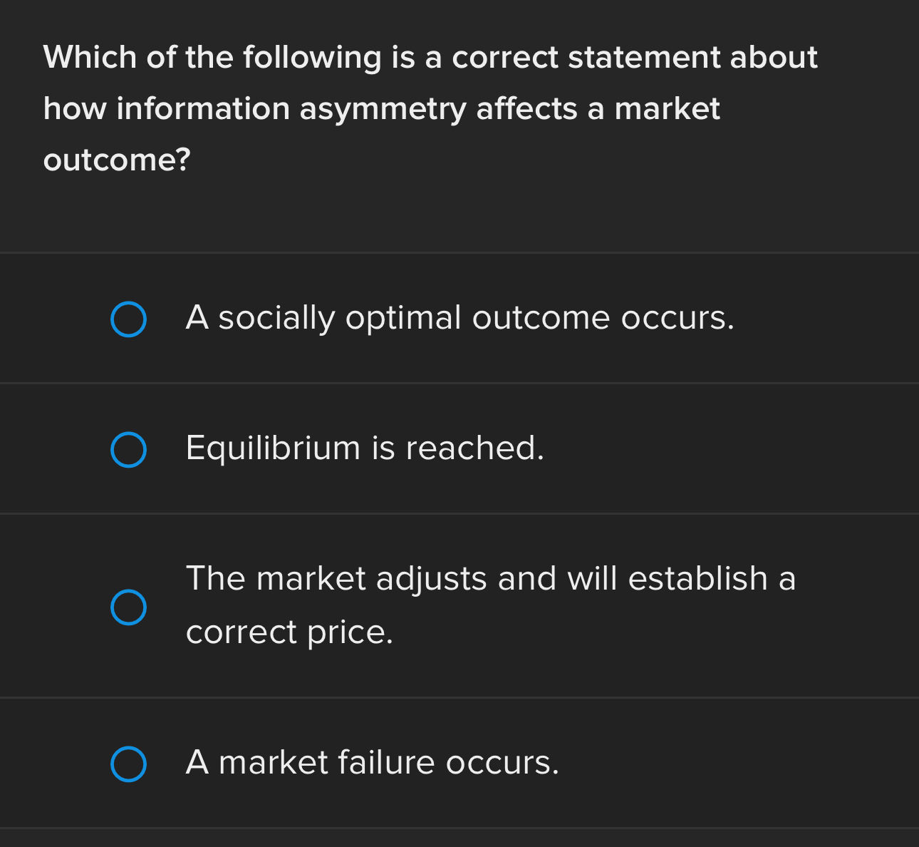 A,b,c, or d Which of the following is a correct