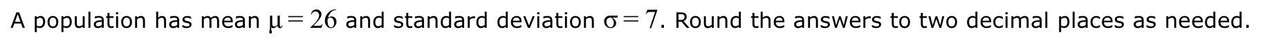 Find the -score for a population value of .4 A