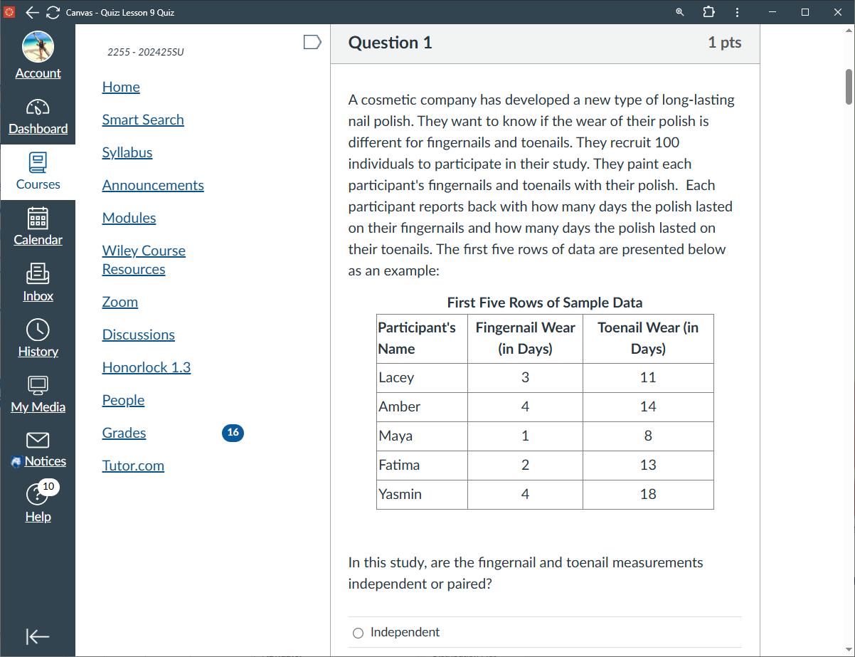 H0: ?1 - ?2 = 0Ha: ?1 - ?2 > 0 44 56The
