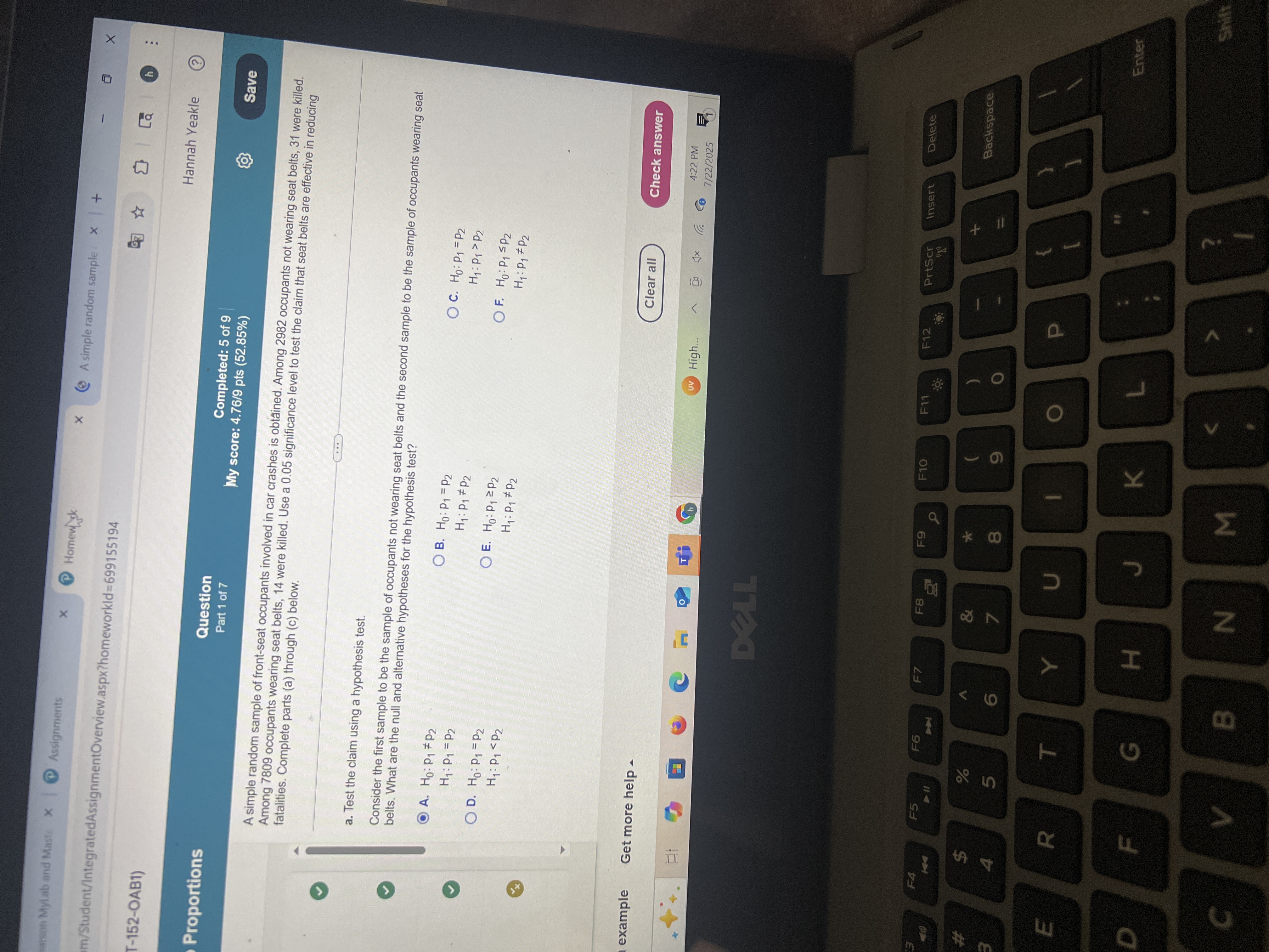 arson Mylab and Mast. X @ Assignments @ Homewack