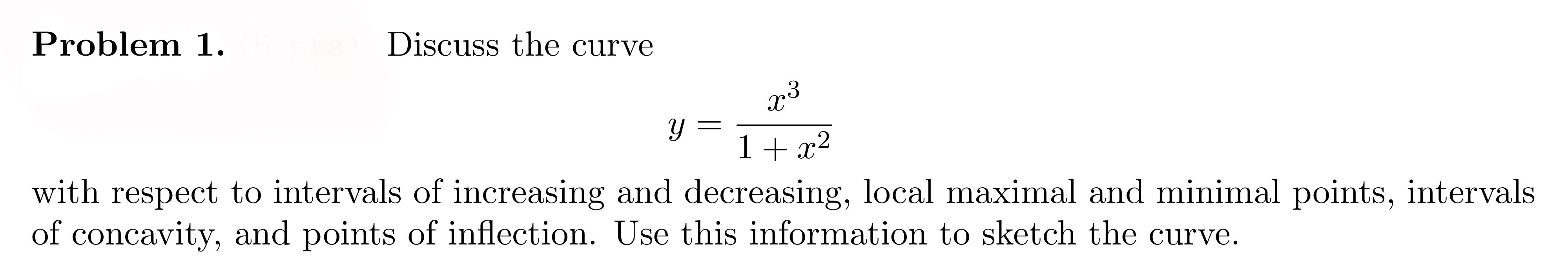 Help by using Calculus 1 techniques please.