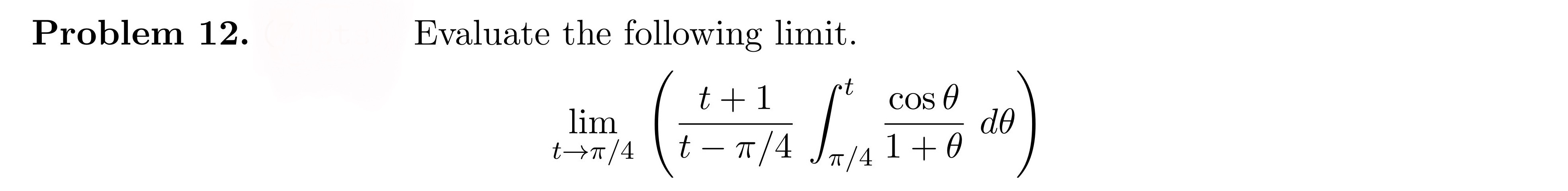 Please help me by using only calculus one