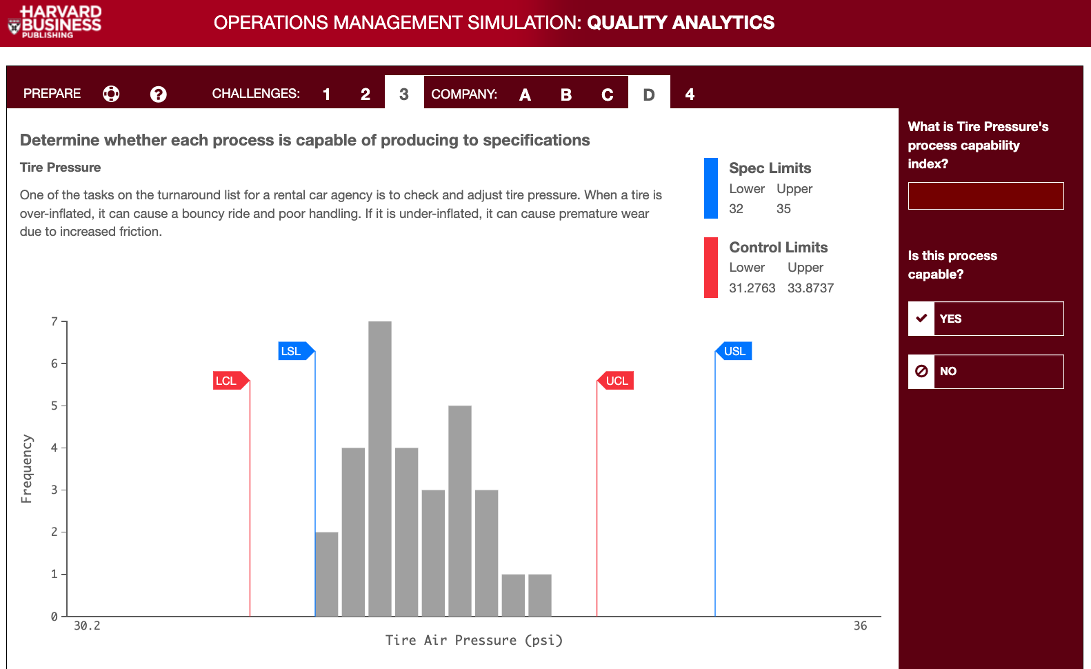 Pt a OPERATIONS MANAGEMENT SIMULATION: QUALITY
