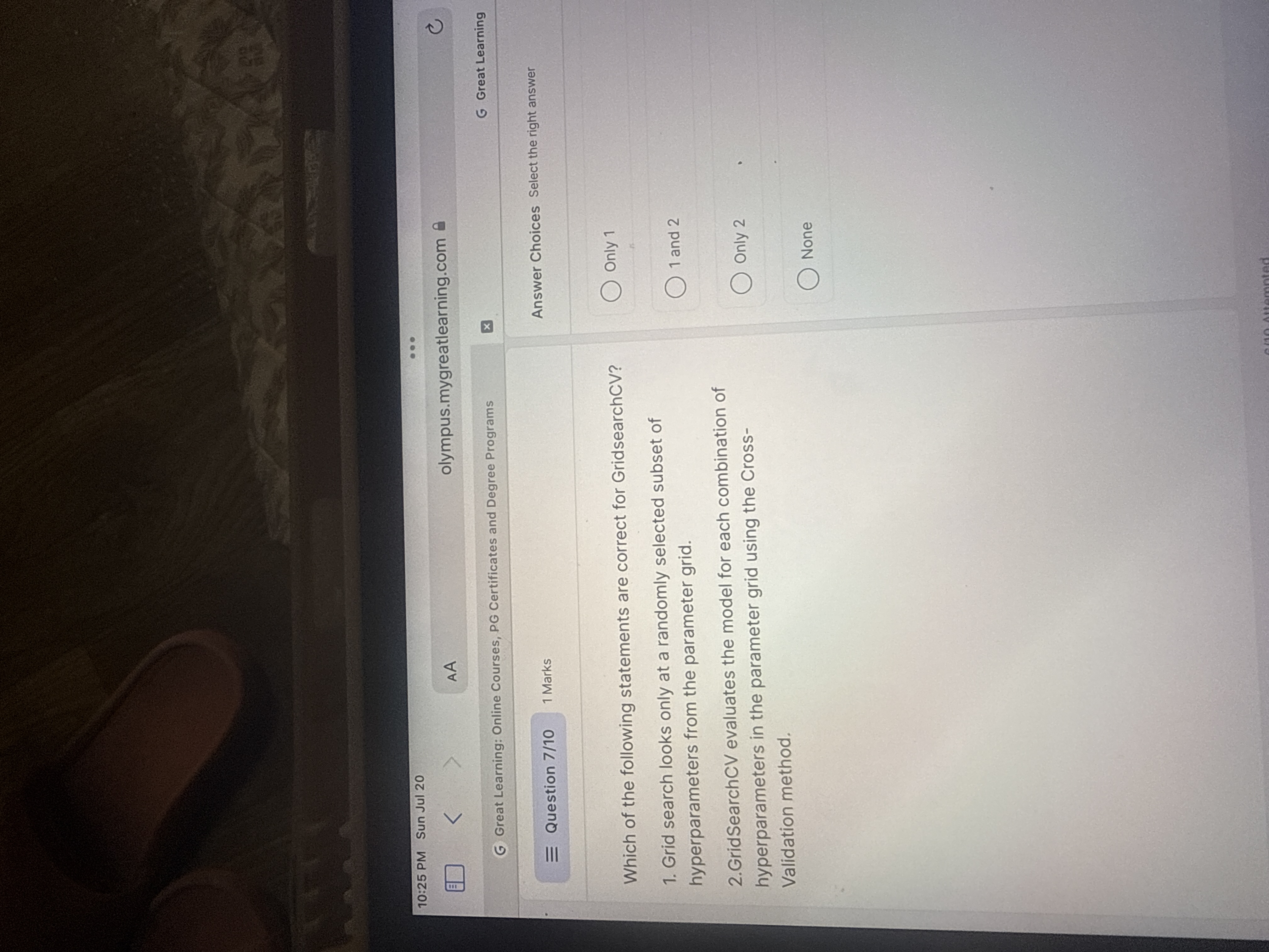 10:25 PM Sun Jul 20 . .. AA