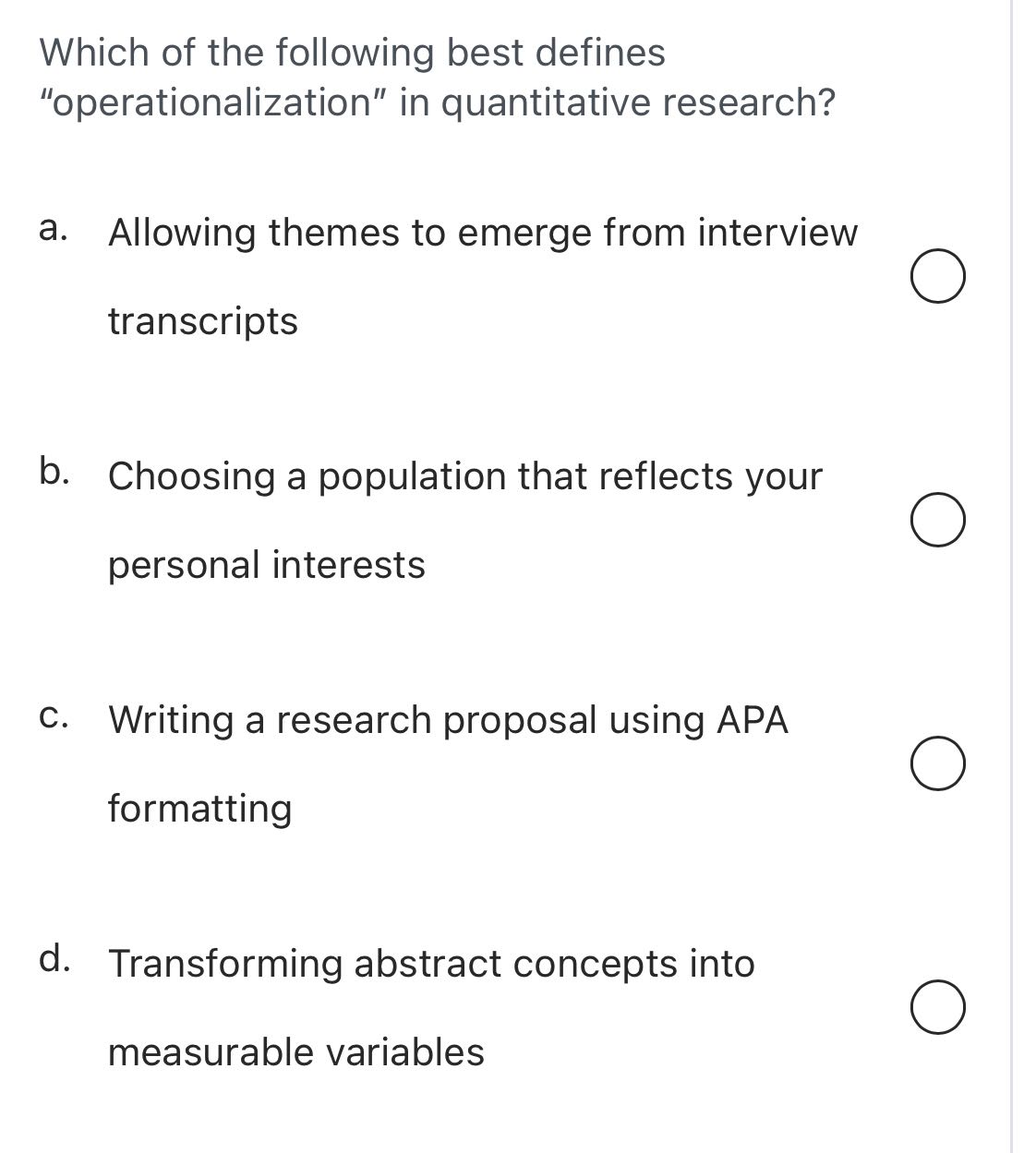 Which of the following best defines