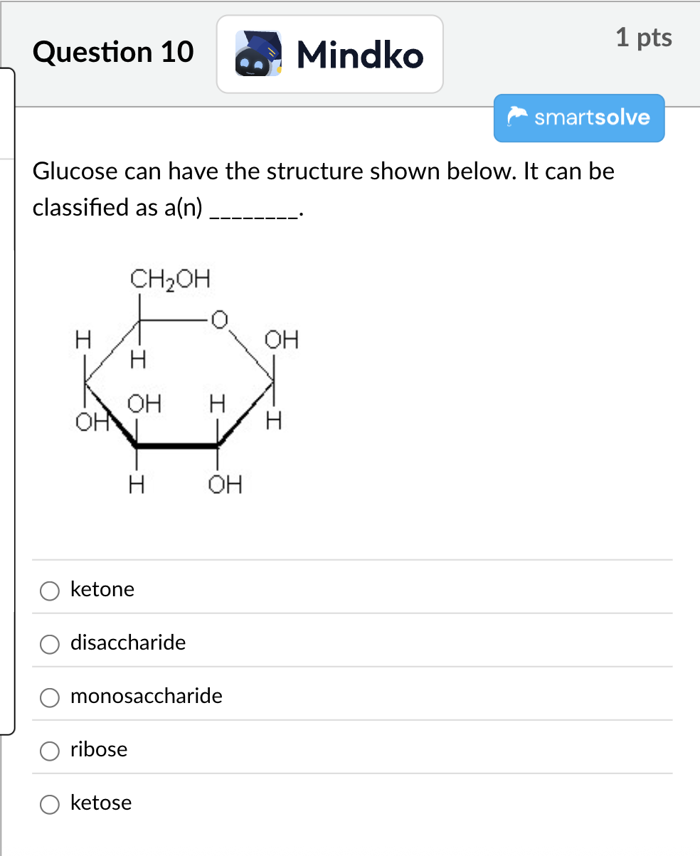 correct answer Question 10 Mindko 1 pts