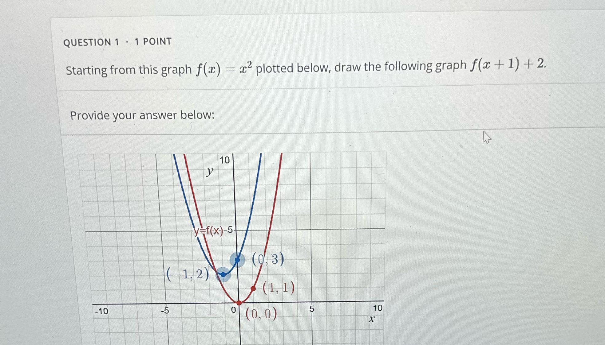 Is my answer right? blue QUESTION 1 . 1 POINT
