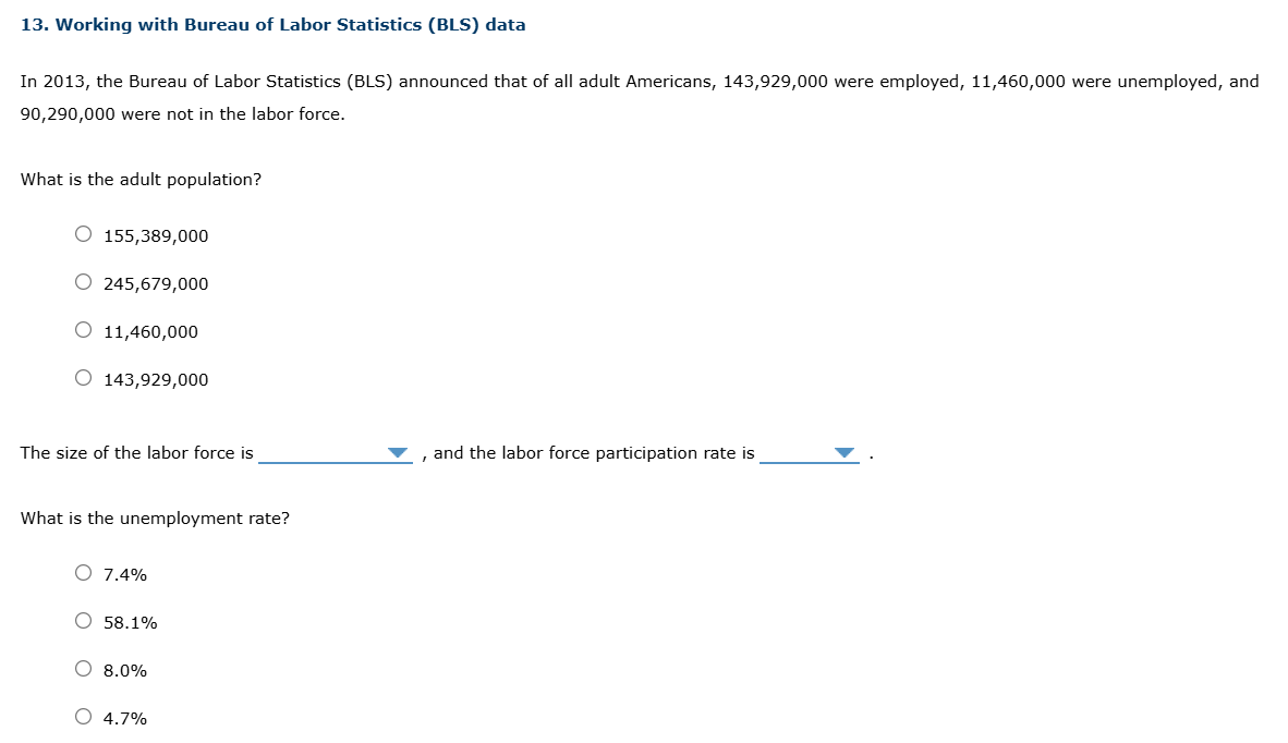 13. Working with Bureau of Labor Statistics (BLS)