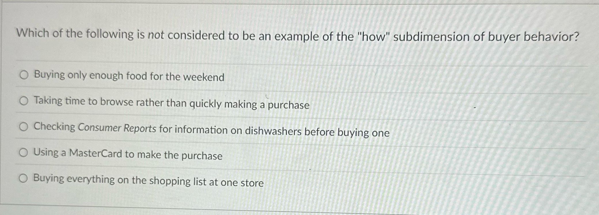 ? Which of the following is not considered to be