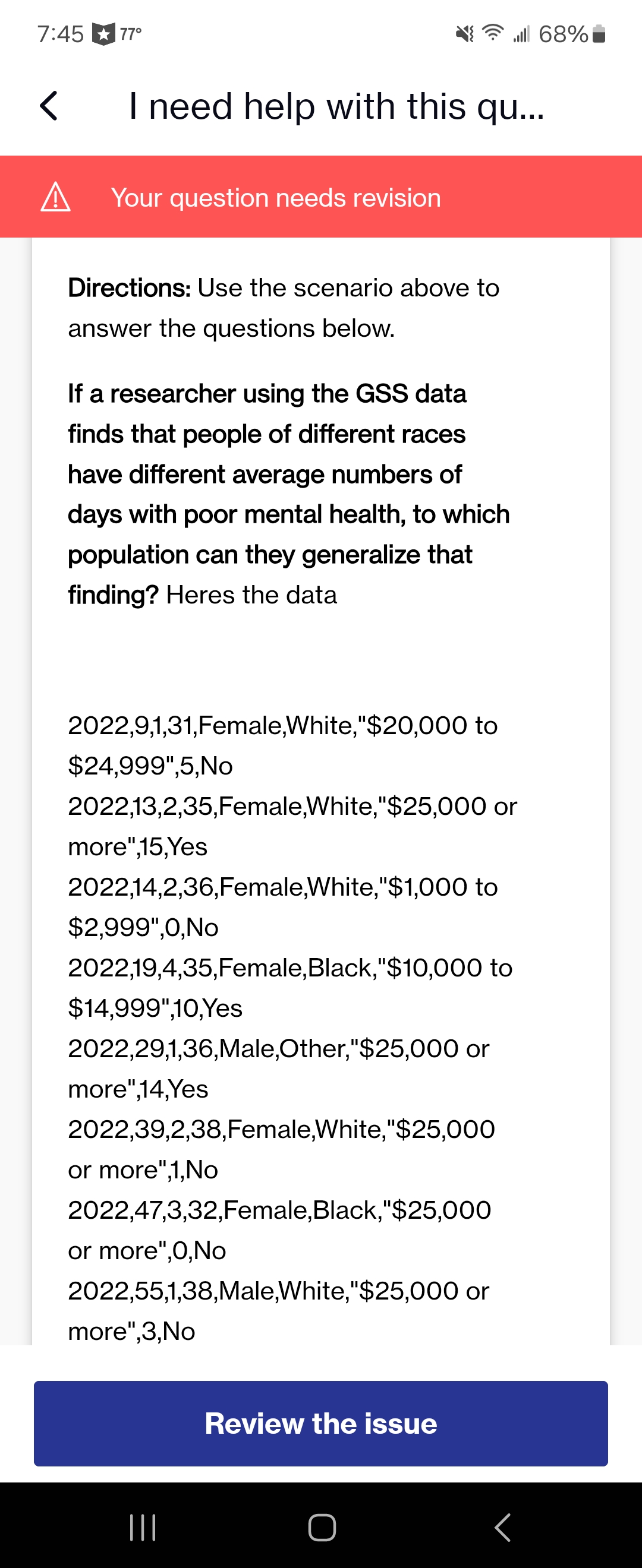 I need help with this question PART 1: