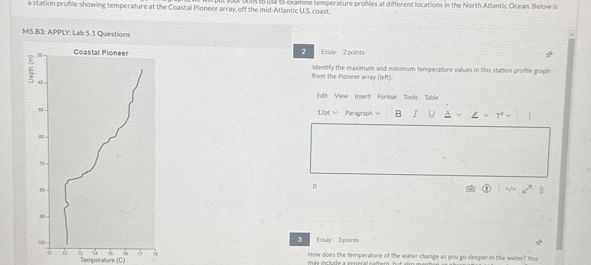 Answer 2 Skills to use to examine temperature