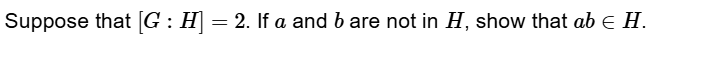 let G be a group and H be a subgroup of G. Define