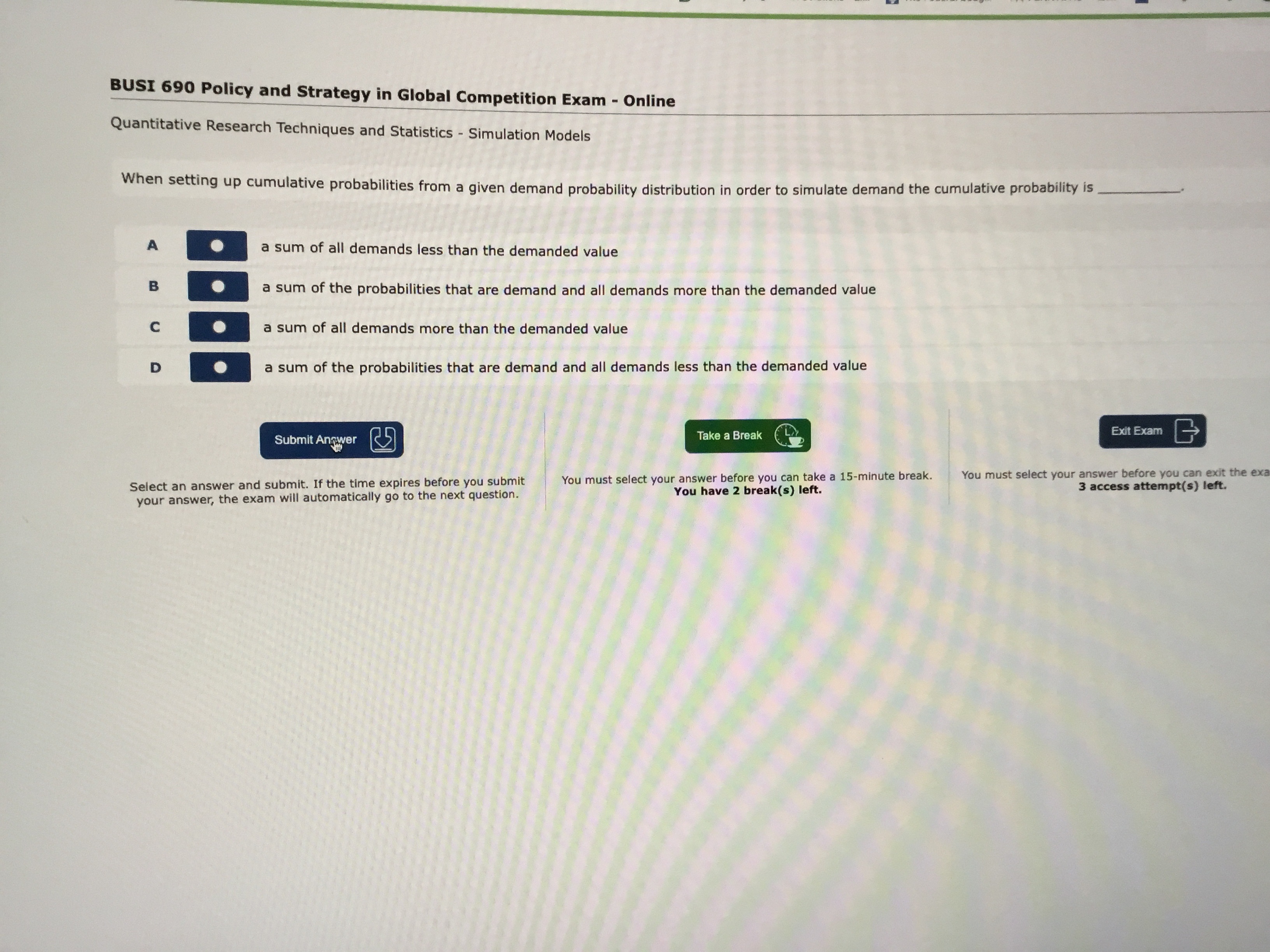 BUSI 690 Policy and Strategy in Global