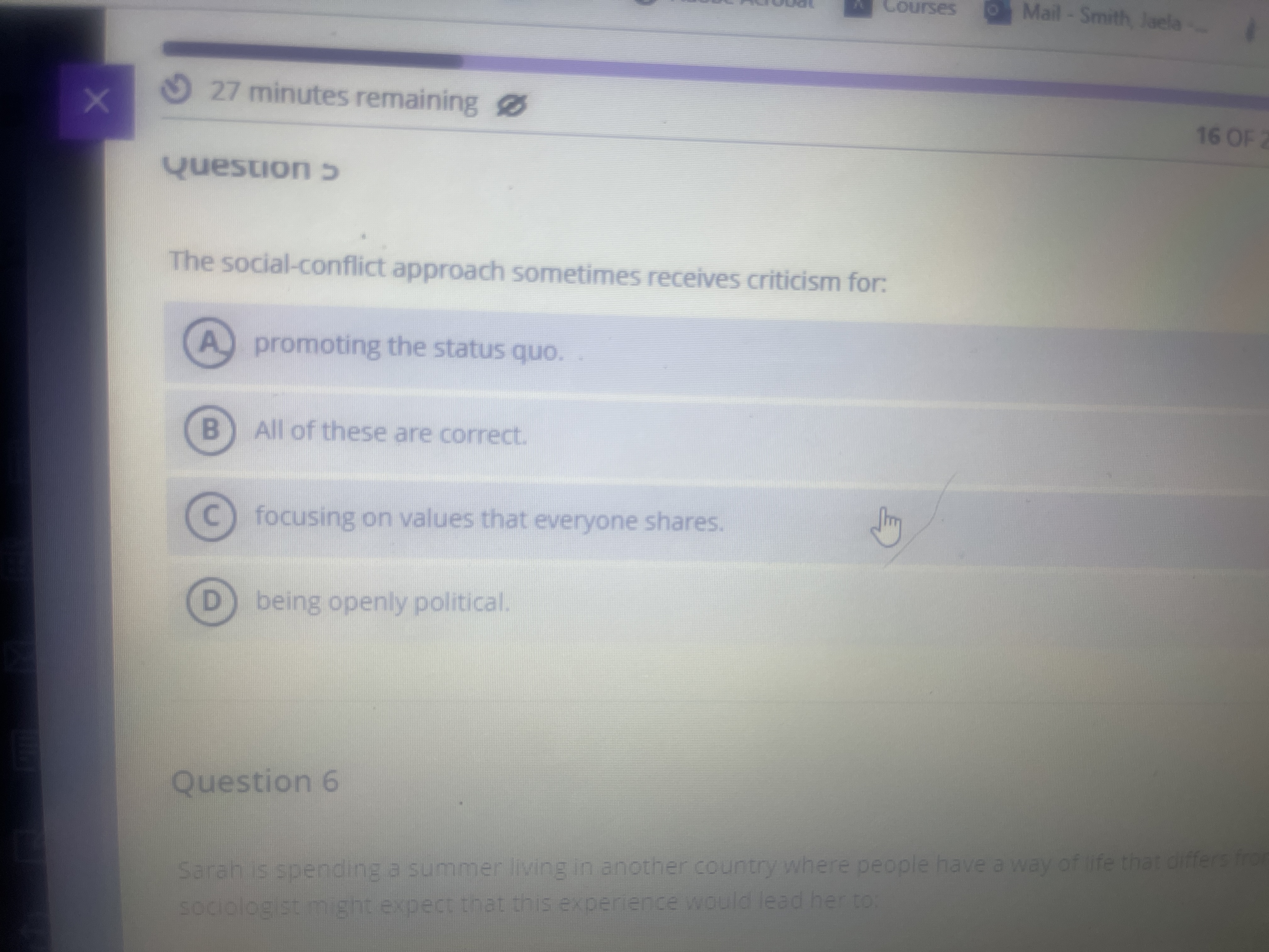 ? Courses Mail - Smith, Jaela _ X 27 minutes