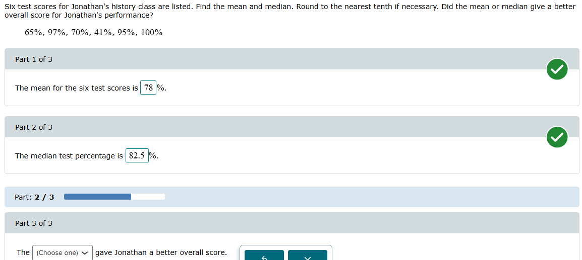 The gave Jonathan a better overall score. Six