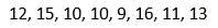 Calculate the standard deviation. Round to the
