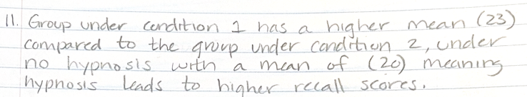 Step #11: (Interpreting the results): Now that