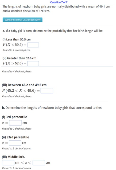 only round final answers Question 7 of 7 The