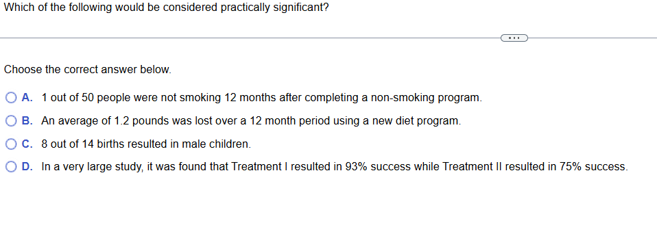 Which of the following would be considered