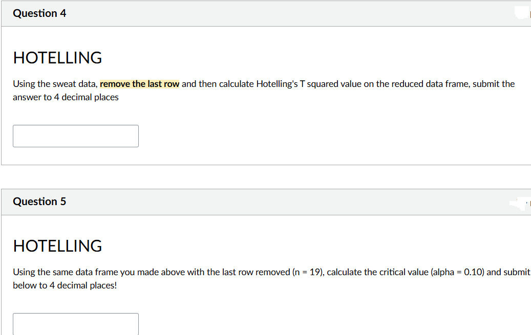 Use R to help solve these questions as well.