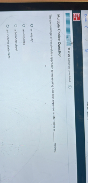 Done Mc GRIN Hiil 1 9 of 2 9 Concepts completed