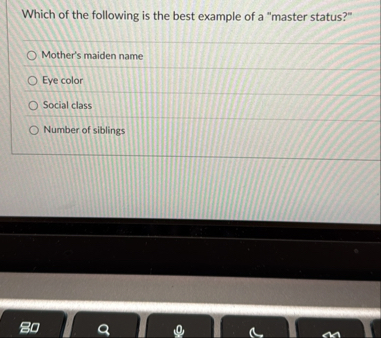 Which of the following is the best example of a