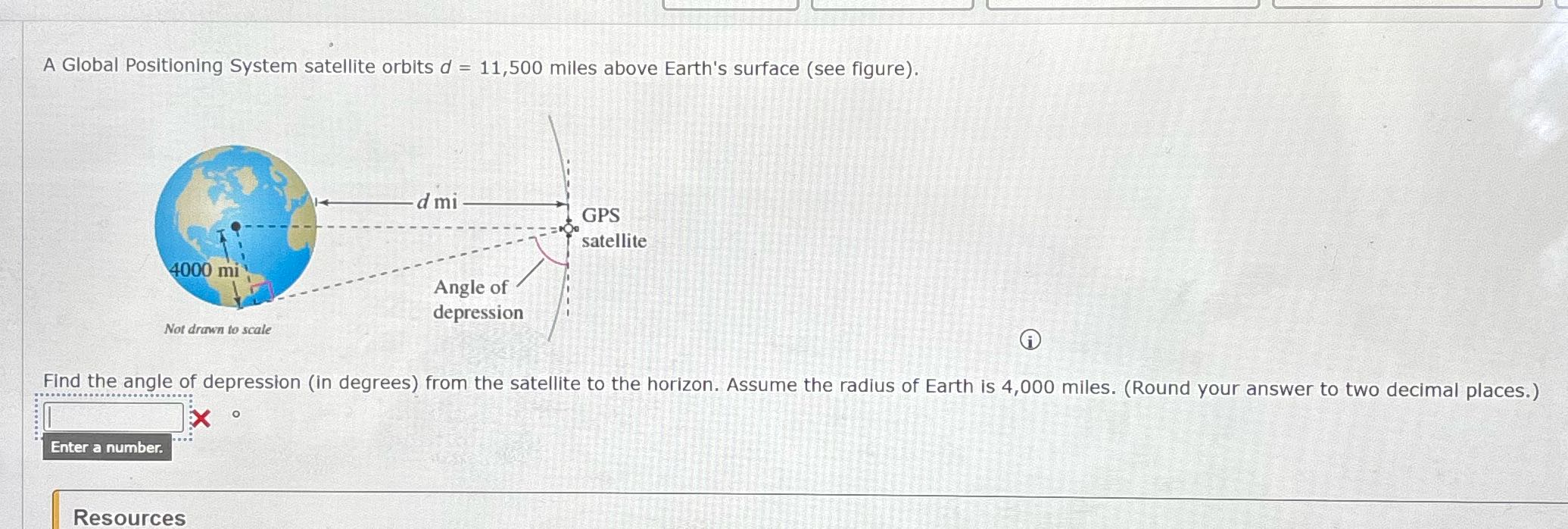 that answer was incorrect A Global Positioning