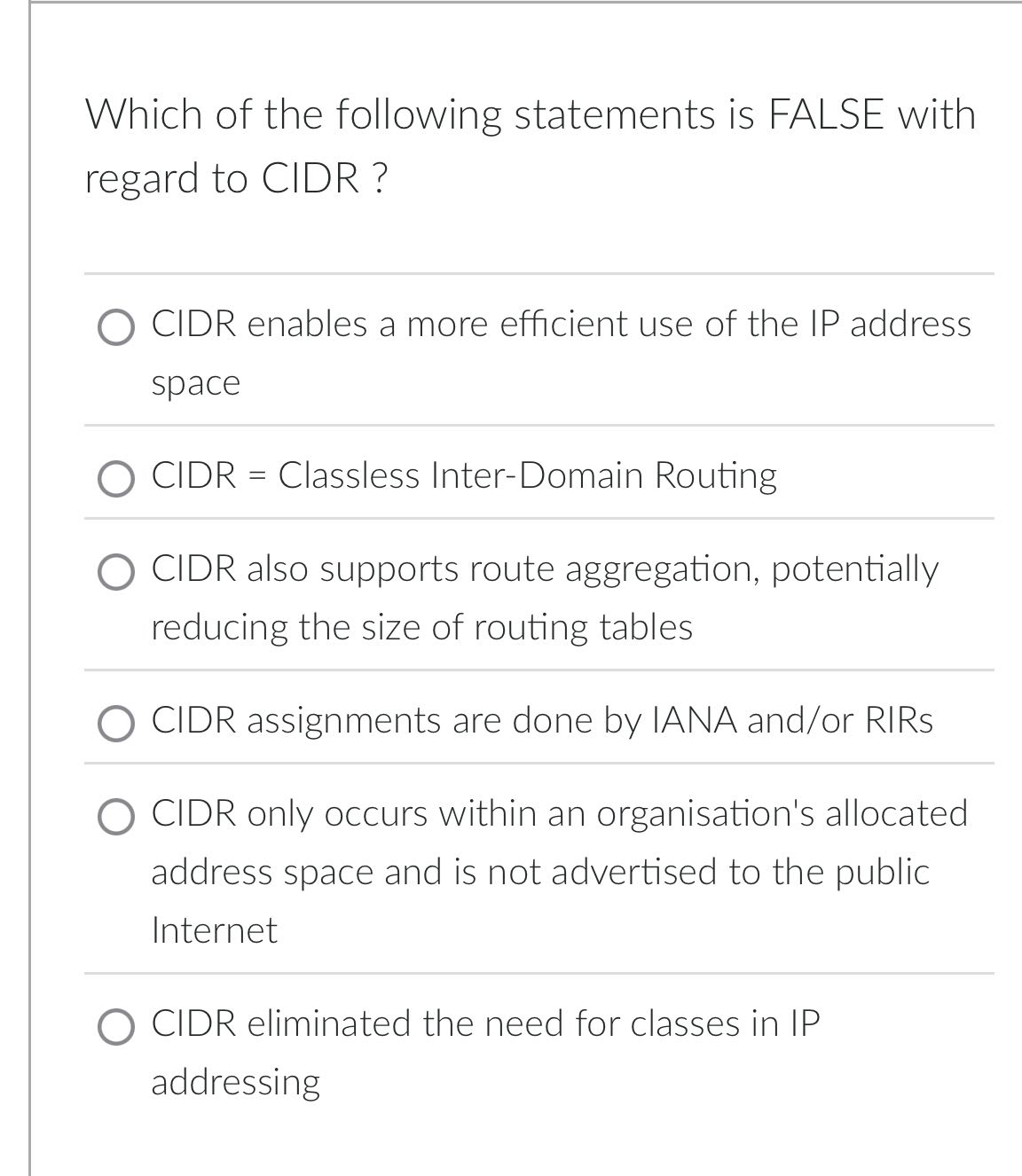 Check carefully Which of the following statements