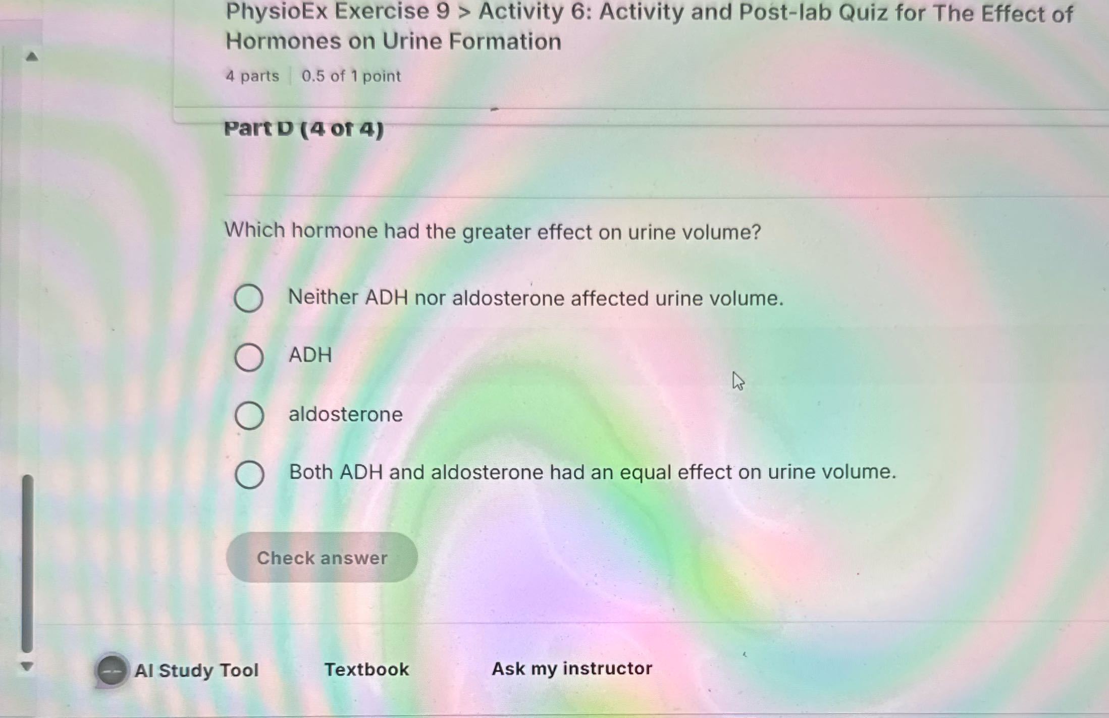 PhysioEx Exercise 9  style=