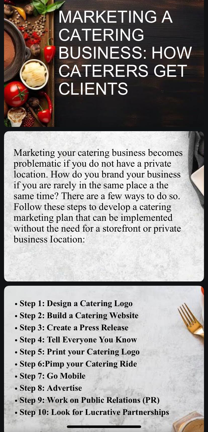 Explain each ental aanlen\\ Ke | CATERING *