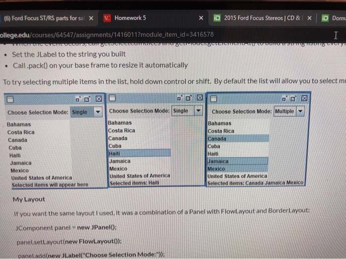 In java please Objective Note: This homework does